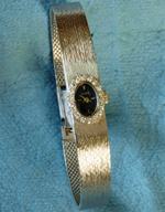 18K white gold and diamond Paul Buhre watch